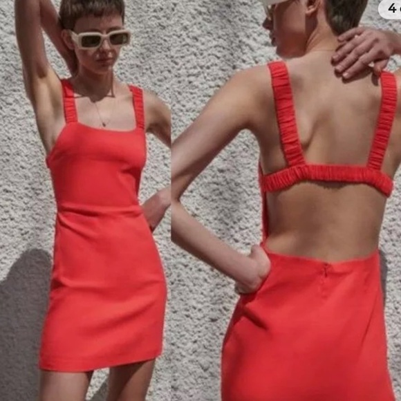 Zara open back mini dress 4661/119 - Picture 1 of 10